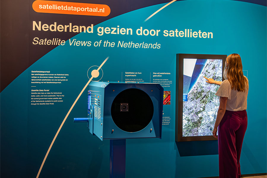 deze kijker vertegenwoordigt de superkracht 'resolutie'