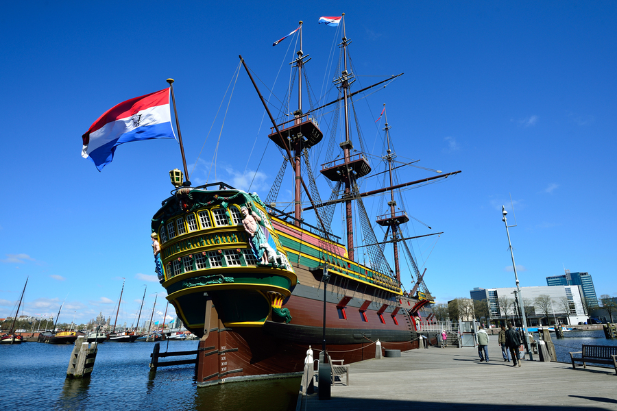 VOC schip De Amsterdam - Het Scheepvaart Museum